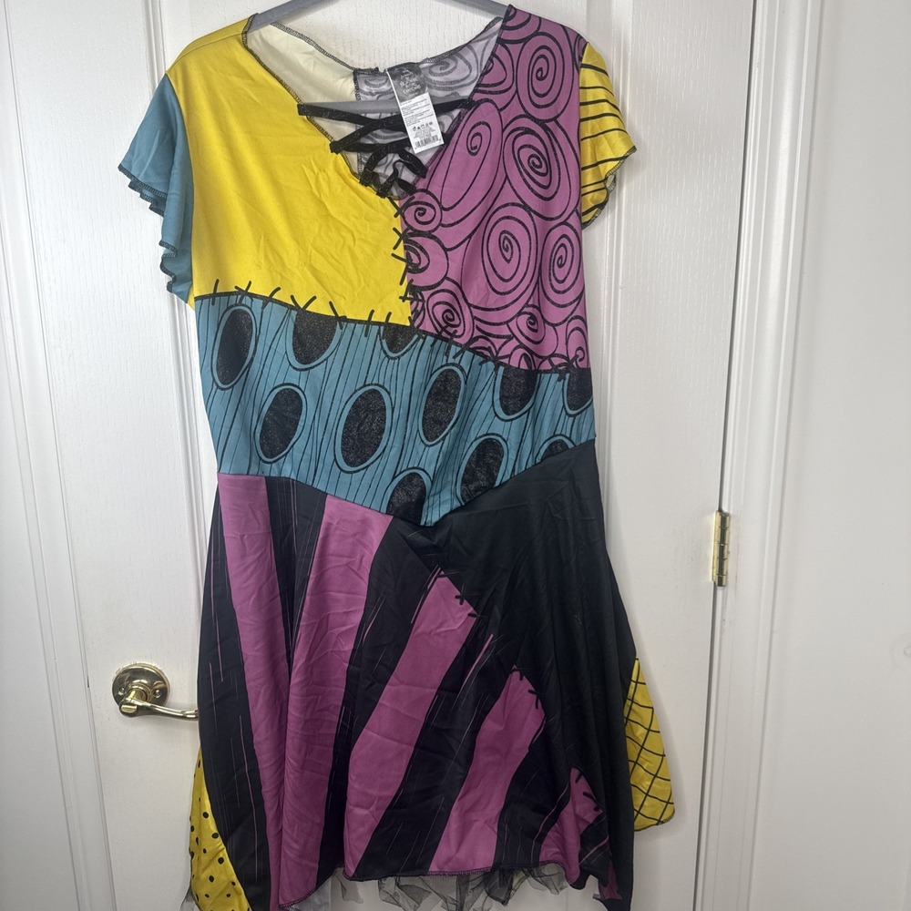 Disguise Disney Women's Nightmare Before Christmas Sally Costume Dress Size L